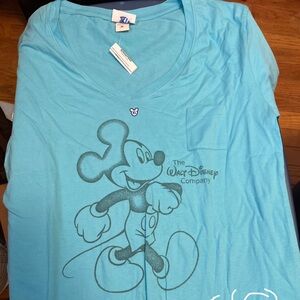 Disney Aqua Mickey Mouse Tee